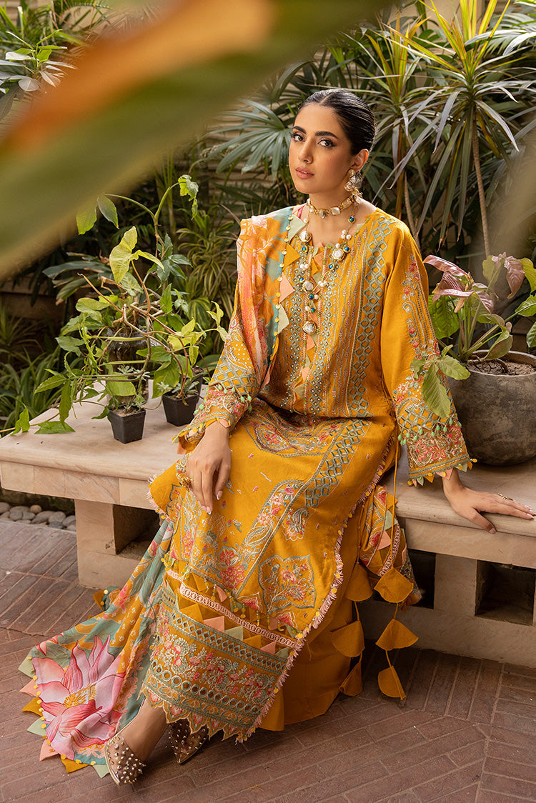 Ellena | Luxury Embroidered Collection | D01 by Ellena - Designer Dress - Type: Ladies Clothes - Available at Libayah - 100% Original
