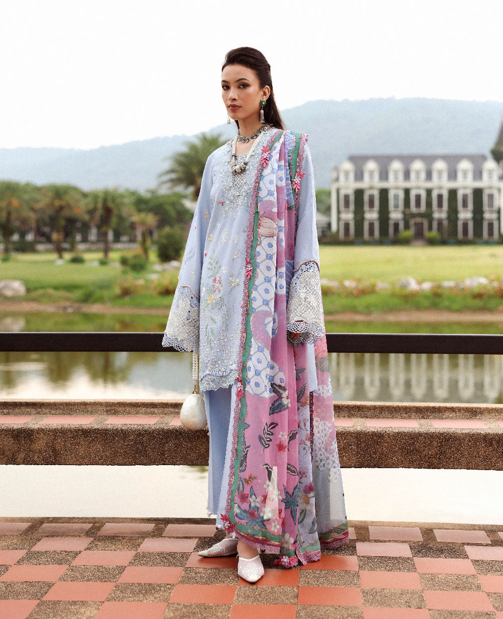 Republic Womenswear | Lilas Lawn 26 | Elowen - by Libayah - Registered Vendor of : Republic Womenswear - 100% Original Designer Dress