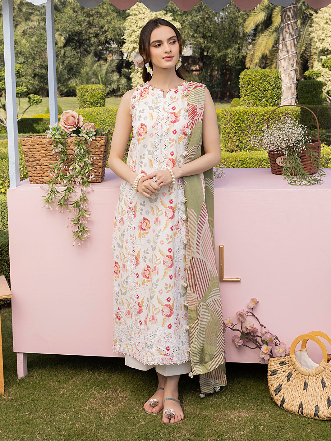 Izel | Oh Spring Lawn 25 | ELOWEN by Izel - Designer Dress - Type: Ladies Clothes - Available at Libayah - 100% Original
