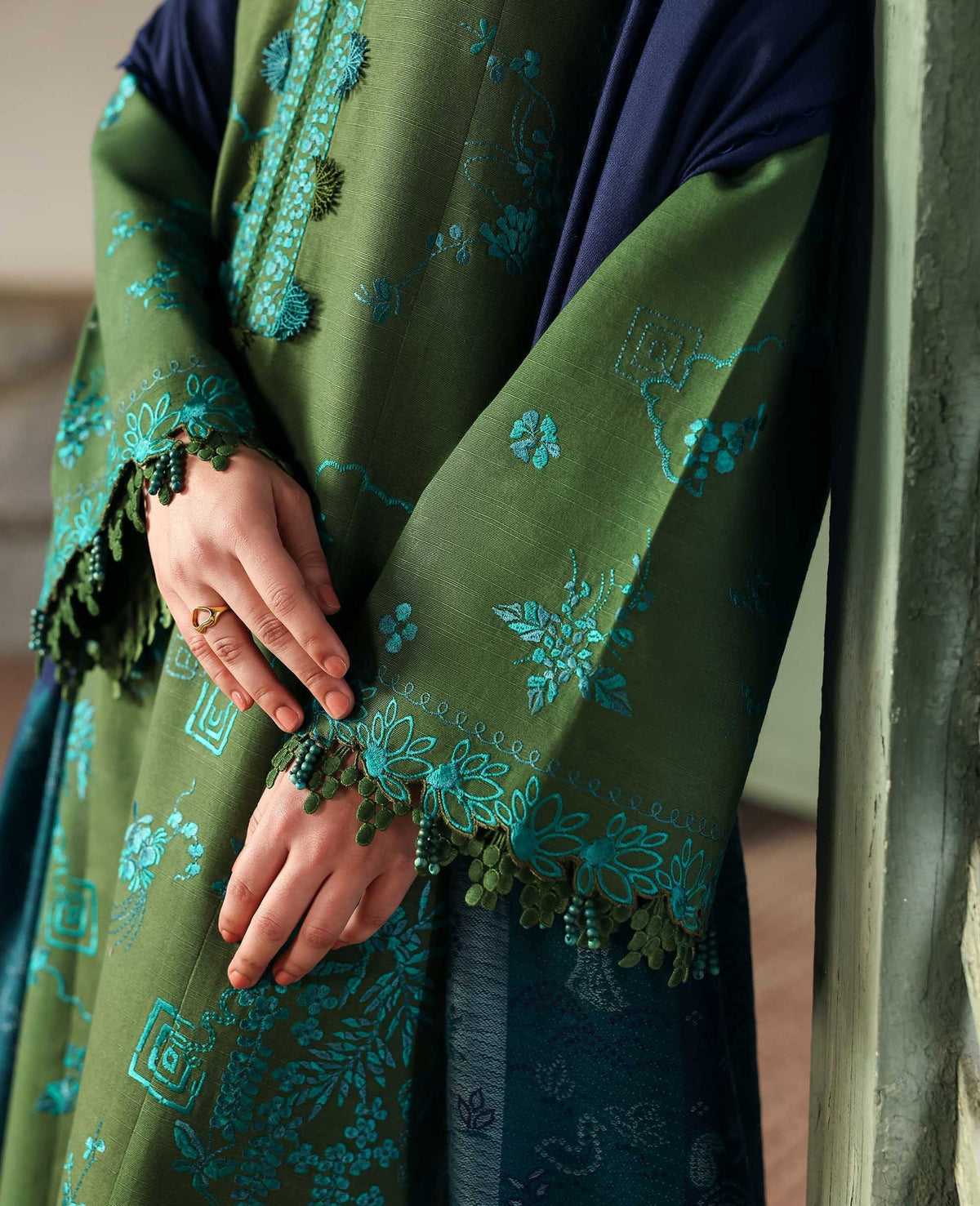 Republic Womenswear | Amaris Luxury Shawl 25 | Elysia by Republic Womenswear - Designer Dress  - Type : Ladies Clothes - Available at Libayah - 100% Original 