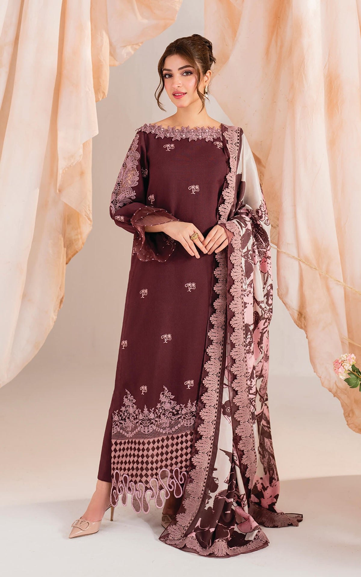 Asifa and Nabeel | Winter Meraki 24 | Elysian-MW-12 by Asifa and Nabeel - Designer Dress - Type: Ladies Clothes - Available at Libayah - 100% Original