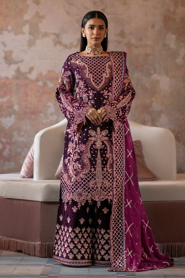 Emaan Adeel | Saanjh Velvet Collection 24 |  Anika by Emaan Adeel - Designer Dress - Type: Ladies Clothes - Available at Libayah - 100% Original