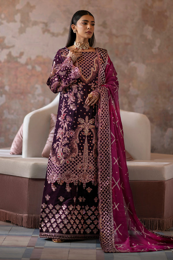 Emaan Adeel | Saanjh Velvet Collection 24 |  Anika by Emaan Adeel - Designer Dress - Type: Ladies Clothes - Available at Libayah - 100% Original