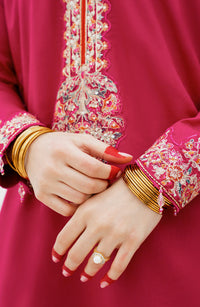 Emaan Adeel | Gul Mohr Eid Pret | DANEEN by Emaan Adeel - Designer Dress - Type: Ladies Clothes - Available at Libayah - 100% Original