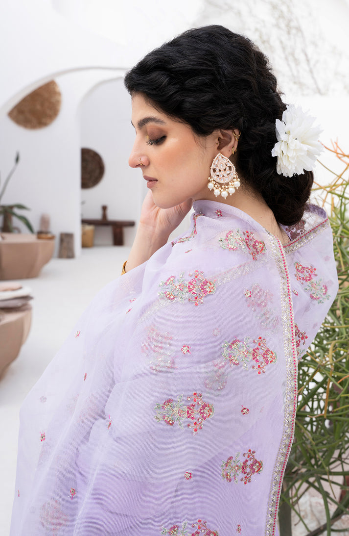 Emaan Adeel | Gul Mohr Eid Pret | ZARQA by Emaan Adeel - Designer Dress - Type: Ladies Clothes - Available at Libayah - 100% Original