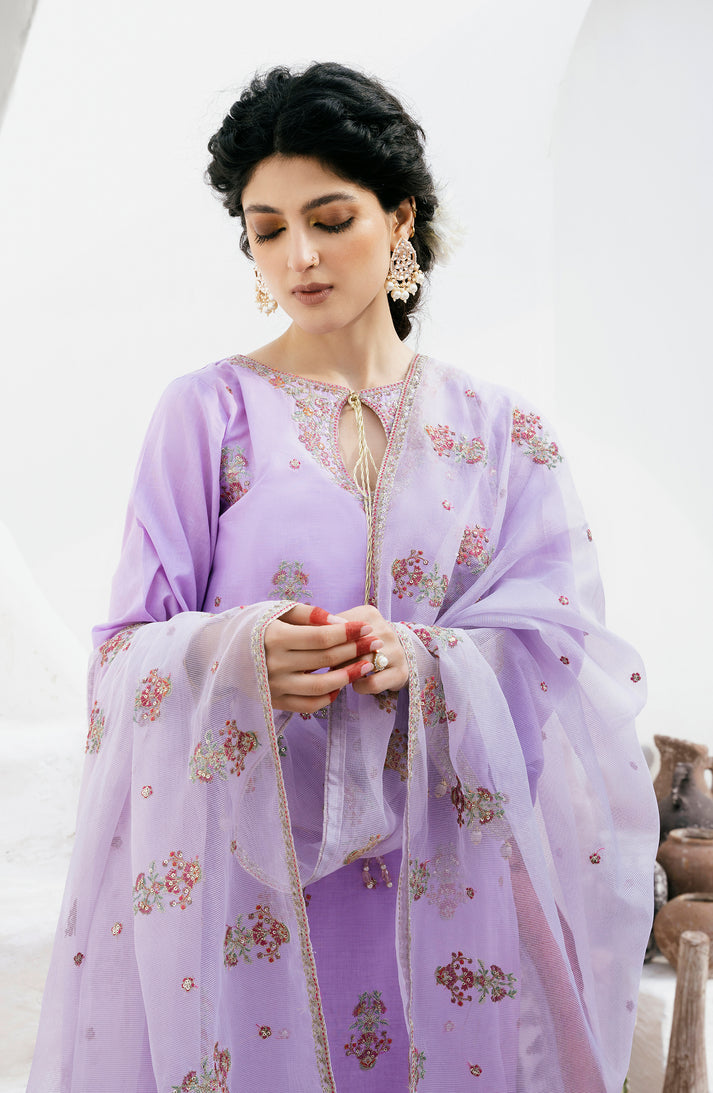 Emaan Adeel | Gul Mohr Eid Pret | ZARQA by Emaan Adeel - Designer Dress - Type: Ladies Clothes - Available at Libayah - 100% Original