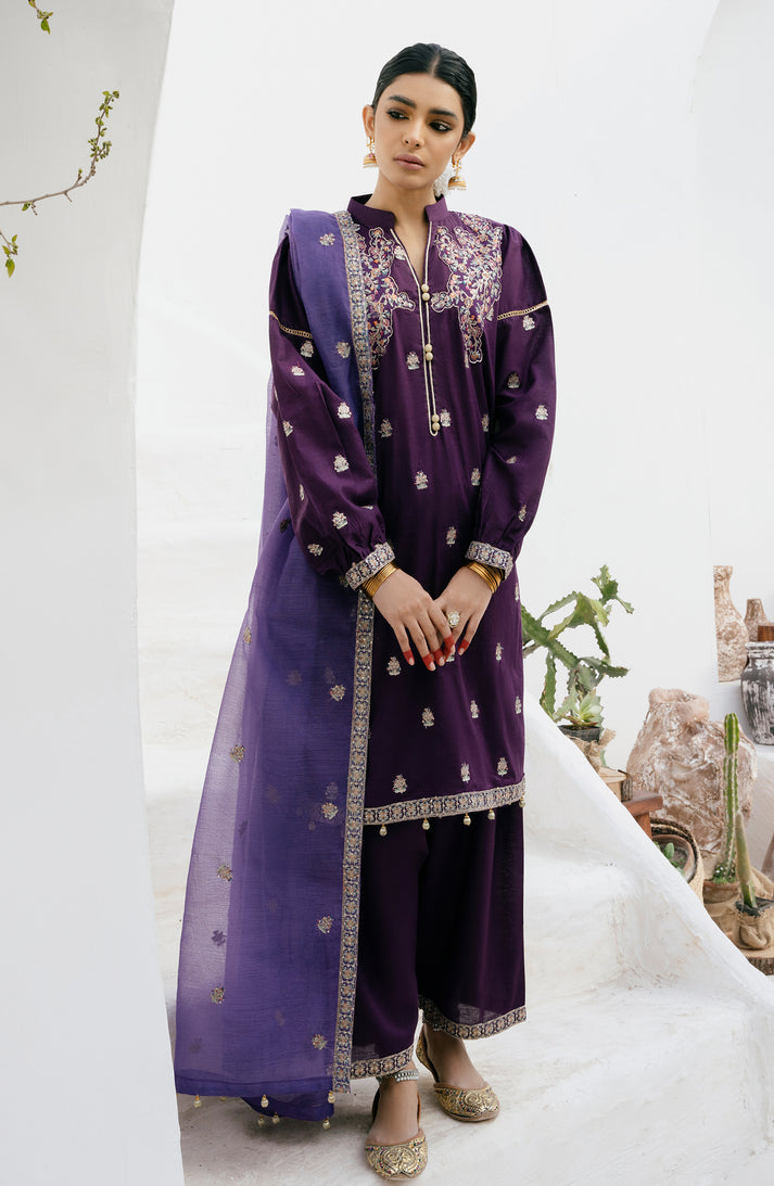 Emaan Adeel | Gul Mohr Eid Pret | LALEH by Emaan Adeel - Designer Dress - Type: Ladies Clothes - Available at Libayah - 100% Original