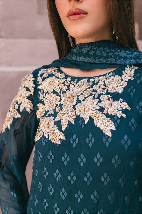Azure | Embroidered Ensembles 3 Pcs | Emerald Bloom by Azure - Designer Dress - Type: Ladies Clothes - Available at Libayah - 100% Original