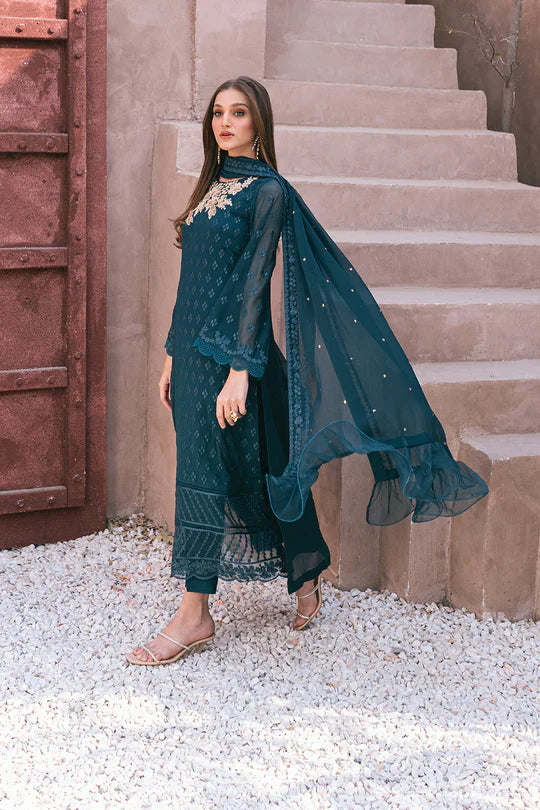 Azure | Embroidered Ensembles 3 Pcs | Emerald Bloom by Azure - Designer Dress - Type: Ladies Clothes - Available at Libayah - 100% Original
