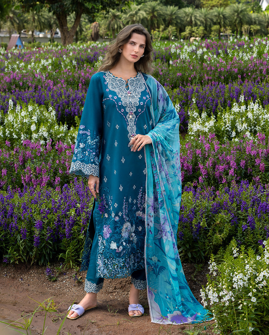 Mushq | Hemline the Secret Garden | Emerald Fern - Designer Dress - Type : Ladies Clothes - Available at Libayah - 100% Original