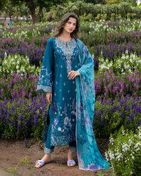 Mushq | Hemline the Secret Garden | Emerald Fern - Designer Dress - Type : Ladies Clothes - Available at Libayah - 100% Original