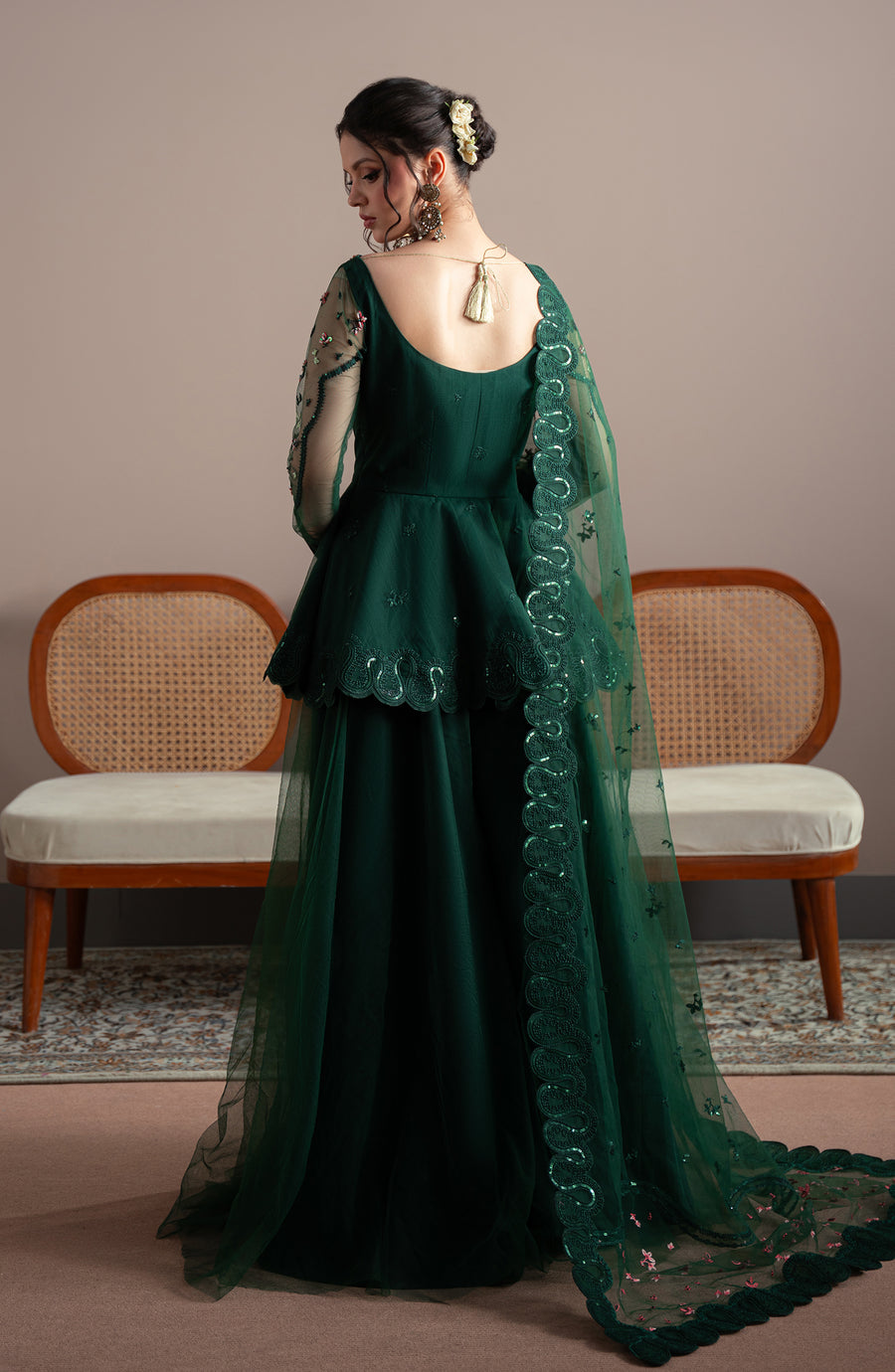 Fabiha Fatima | Elvin Pret Wear | EMERELLE by Fabiha Fatima - Designer Dress  - Type : Ladies Clothes - Available at Libayah - 100% Original 