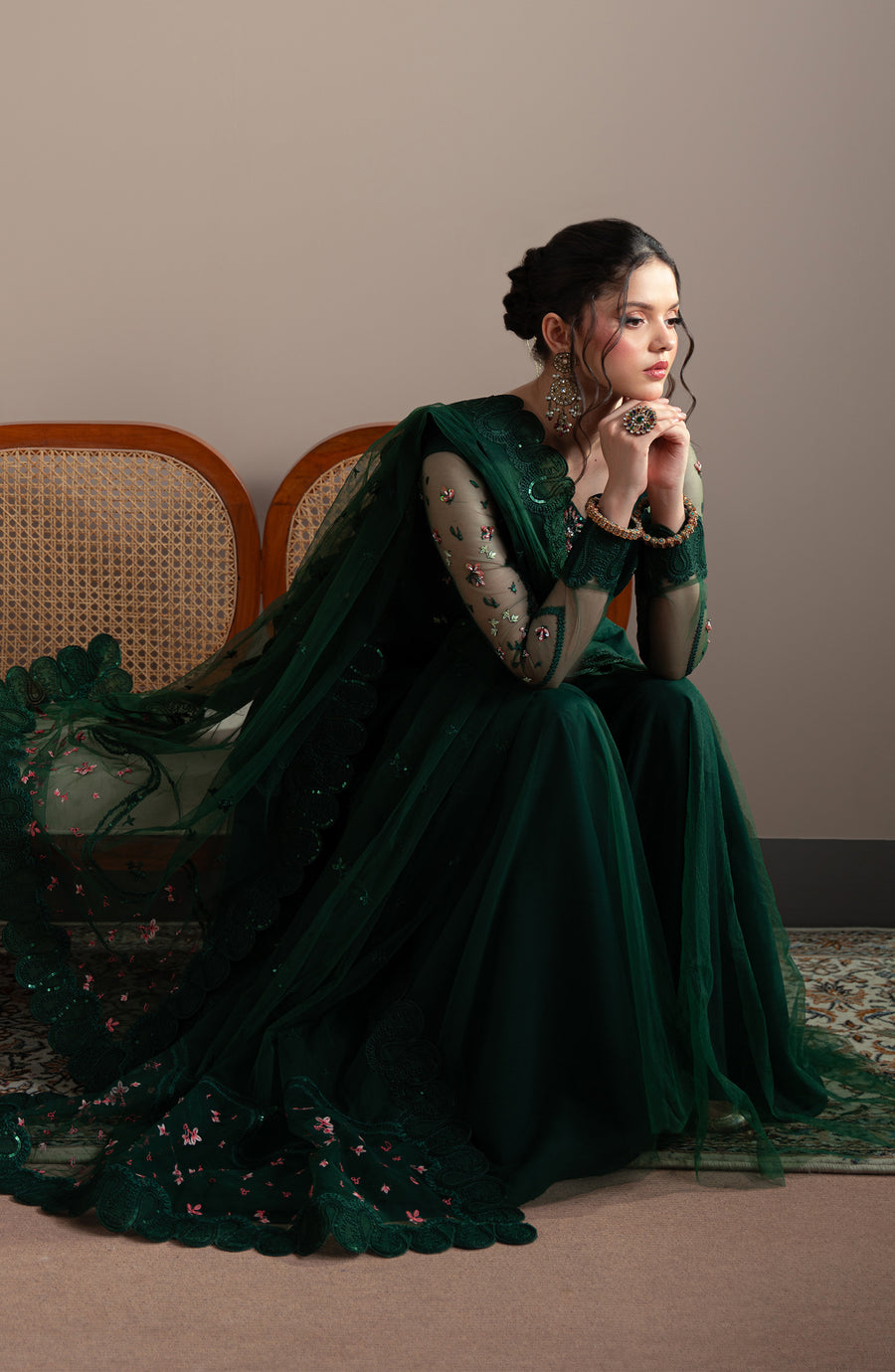 Fabiha Fatima | Elvin Pret Wear | EMERELLE by Fabiha Fatima - Designer Dress  - Type : Ladies Clothes - Available at Libayah - 100% Original 