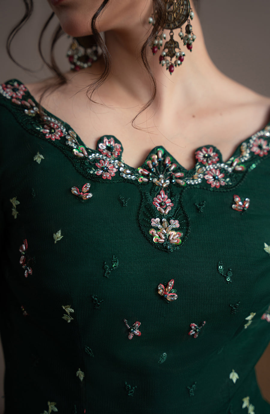 Fabiha Fatima | Elvin Pret Wear | EMERELLE by Fabiha Fatima - Designer Dress  - Type : Ladies Clothes - Available at Libayah - 100% Original 