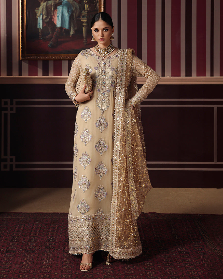 Roheenaz | Whispers of Grace Chiffon | Empress Glow by Roheenaz - Designer Dress  - Type : Ladies Clothes - Available at Libayah - 100% Original 