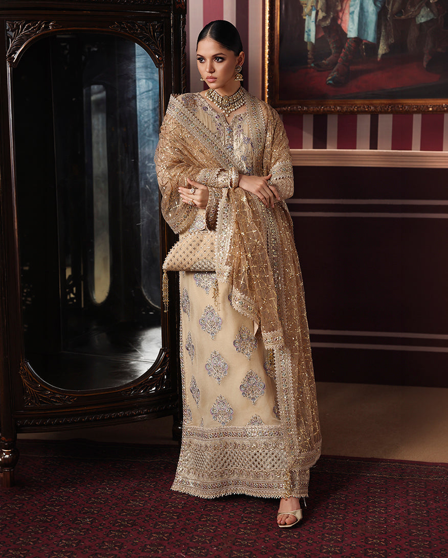 Roheenaz | Royale Eternel Chiffon Edit | Empress Glow by Roheenaz - Designer Dress  - Type : Ladies Clothes - Available at Libayah - 100% Original 