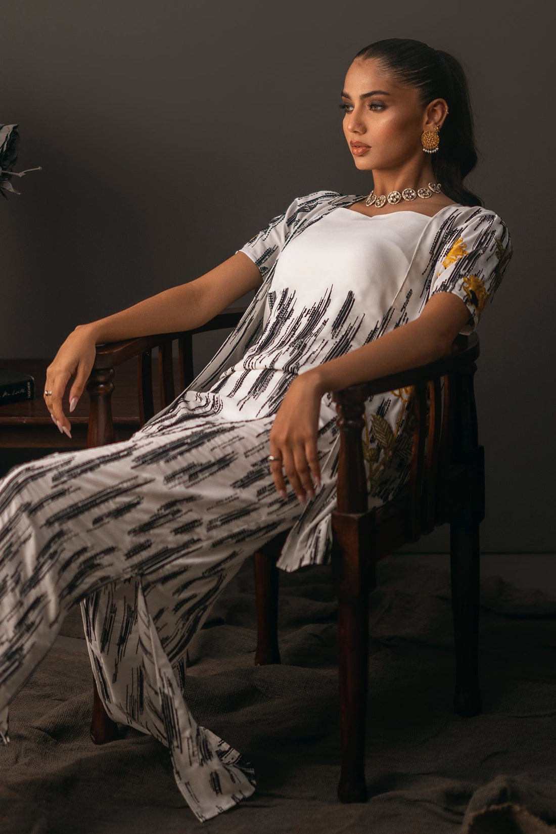 Erum Khan | Beyond Chic | Desert Jewel by Erum Khan - Designer Dress - Type: Ladies Clothes - Available at Libayah - 100% Original
