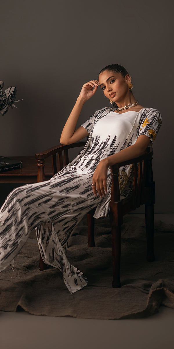 Erum Khan | Beyond Chic | Desert Jewel by Erum Khan - Designer Dress - Type: Ladies Clothes - Available at Libayah - 100% Original
