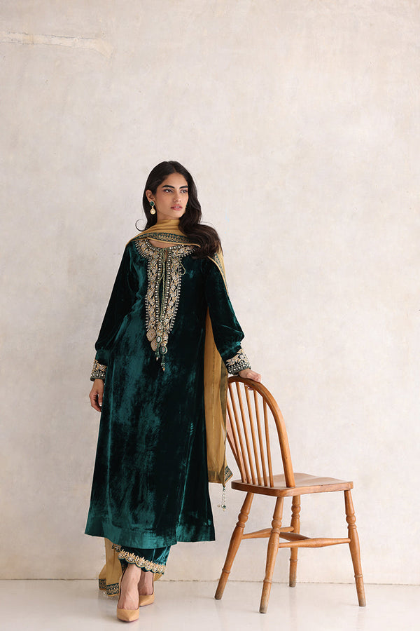 Sana Abbas | Velvet Formals | ESRA by Sana Abbas - Designer Dress - Type: Ladies Clothes - Available at Libayah - 100% Original