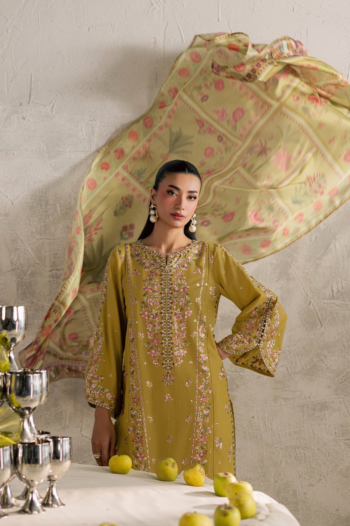 Batik | Festive Eid 26 | Essence - by Libayah - Registered Vendor of : Batik - 100% Original Designer Dress