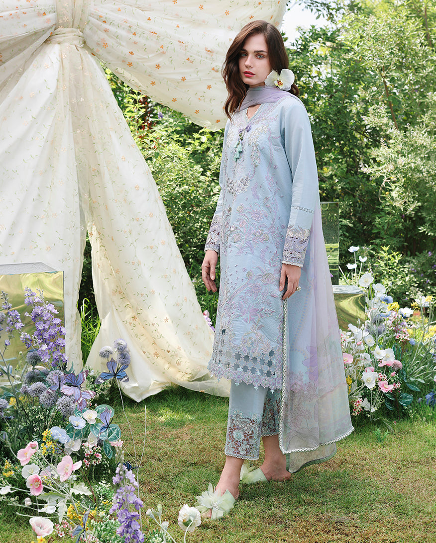 Mushq | The Secret Garden Lawn | Ethereal Eden by Mushq - Designer Dress  - Type : Ladies Clothes - Available at Libayah - 100% Original 