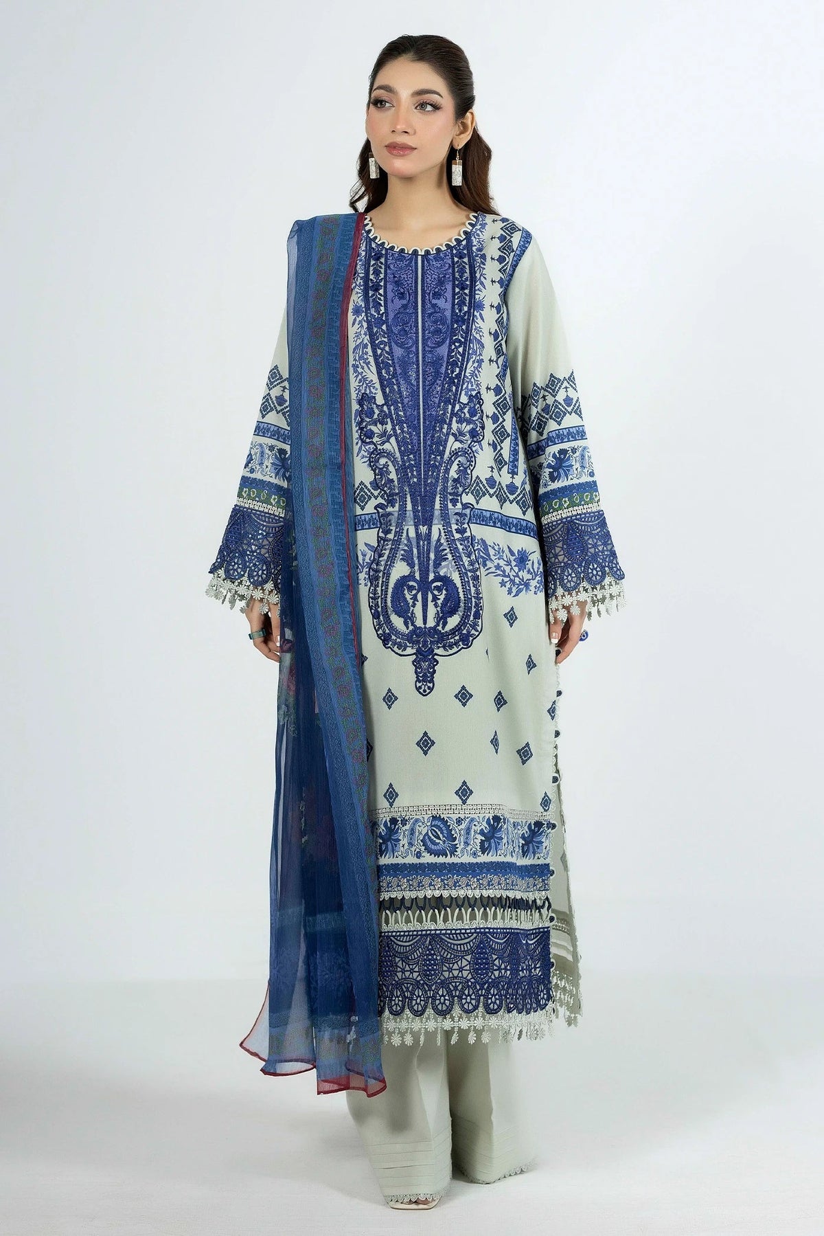 Adans Libas | Ethnic Prints | ETHNIC 1660 by Adans Libas - Designer Dress - Type : Luxury Dress - Available at Libayah - 100% Original