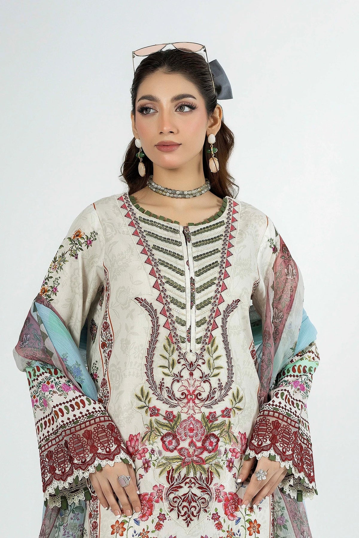 Adans Libas | Ethnic Prints | ETHNIC 1662 by Adans Libas - Designer Dress - Type : Luxury Dress - Available at Libayah - 100% Original