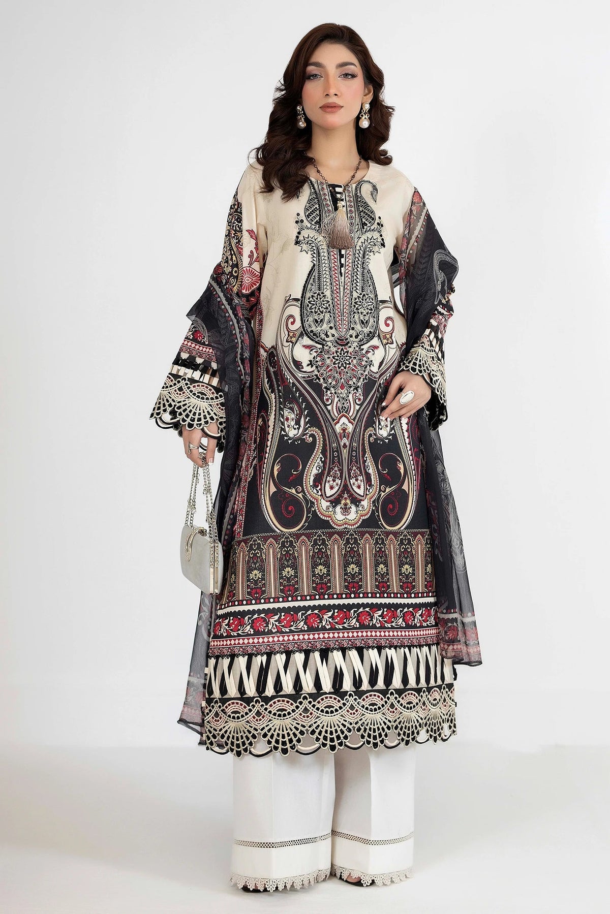 Adans Libas | Ethnic Prints | ETHNIC 1650 by Adans Libas - Designer Dress - Type : Luxury Dress - Available at Libayah - 100% Original