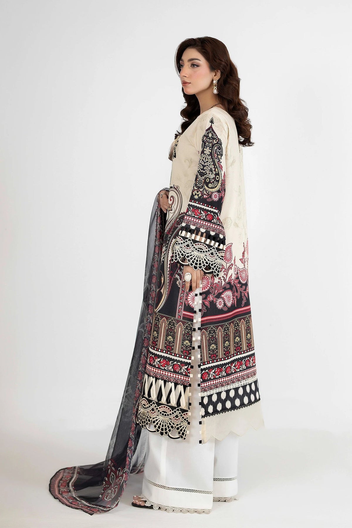 Adans Libas | Ethnic Prints | ETHNIC 1650 by Adans Libas - Designer Dress - Type : Luxury Dress - Available at Libayah - 100% Original
