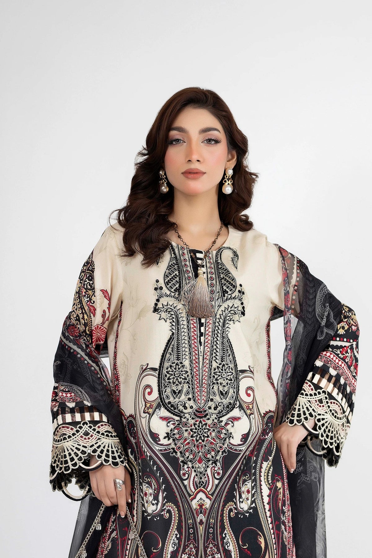 Adans Libas | Ethnic Prints | ETHNIC 1650 by Adans Libas - Designer Dress - Type : Luxury Dress - Available at Libayah - 100% Original
