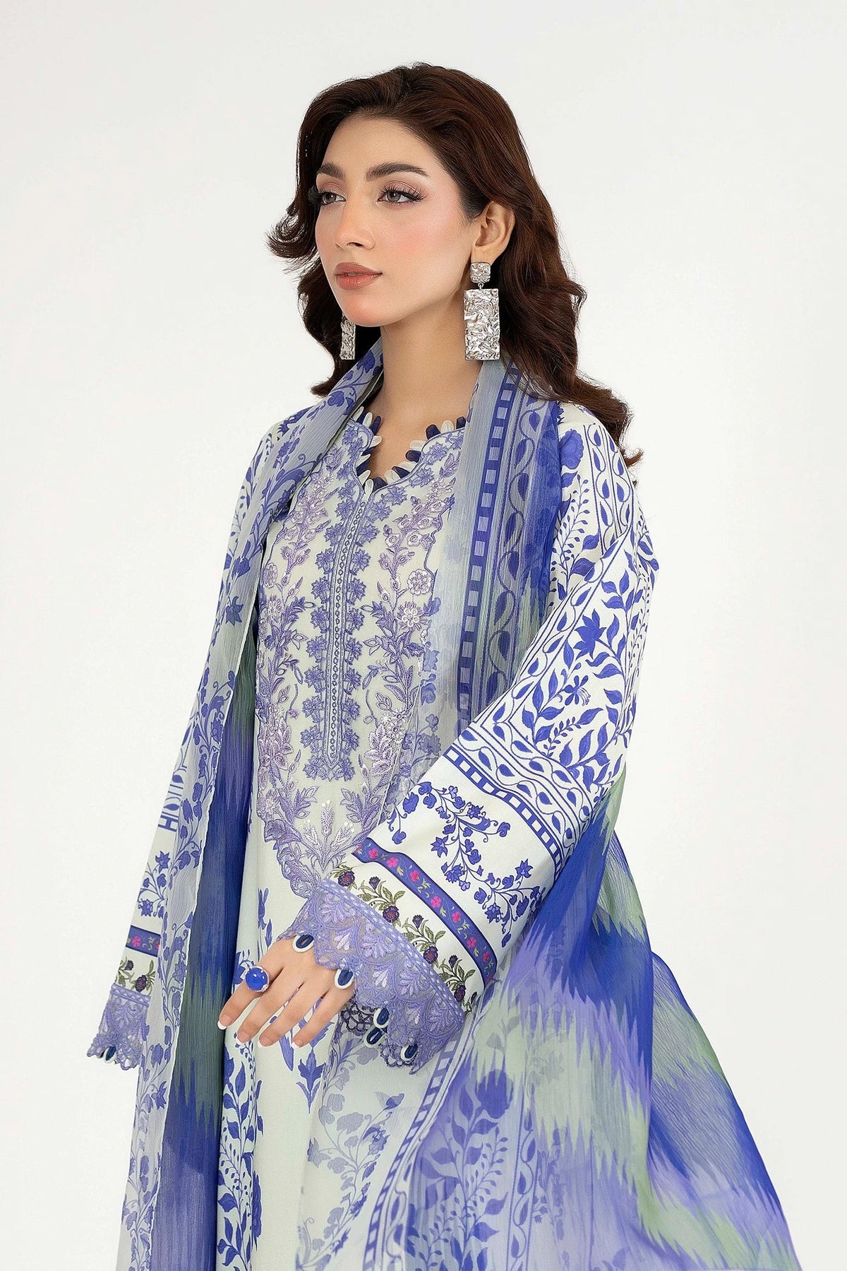 Adans Libas | Ethnic Prints | ETHNIC 1651 by Adans Libas - Designer Dress - Type : Luxury Dress - Available at Libayah - 100% Original