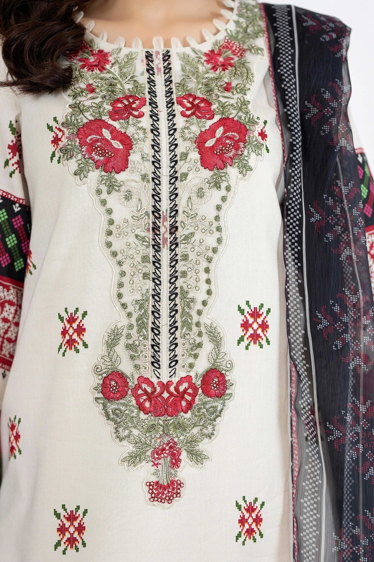 Adans Libas | Ethnic Prints | ETHNIC 1653 by Adans Libas - Designer Dress - Type : Luxury Dress - Available at Libayah - 100% Original