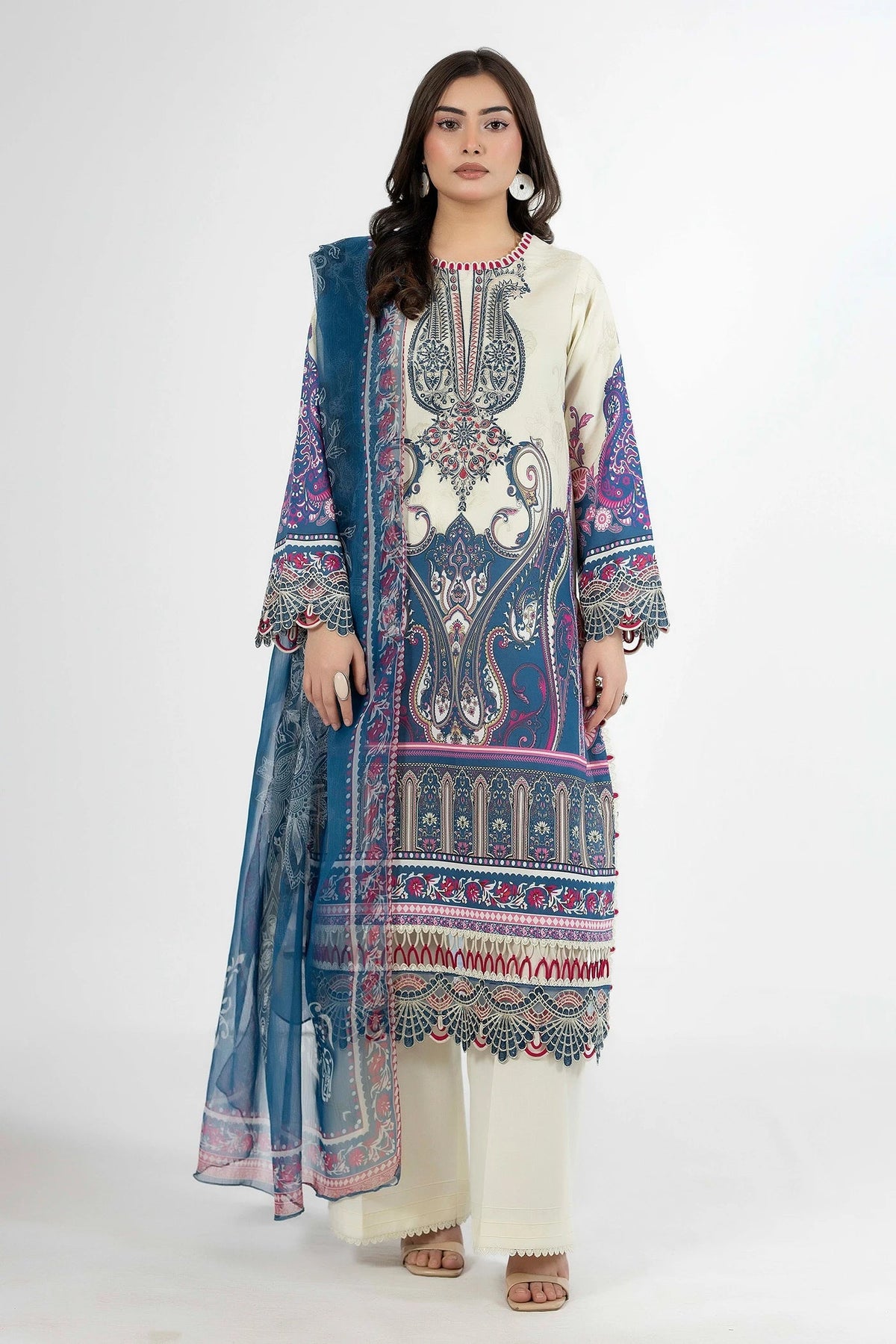 Adans Libas | Ethnic Prints | ETHNIC 1656 by Adans Libas - Designer Dress - Type : Luxury Dress - Available at Libayah - 100% Original