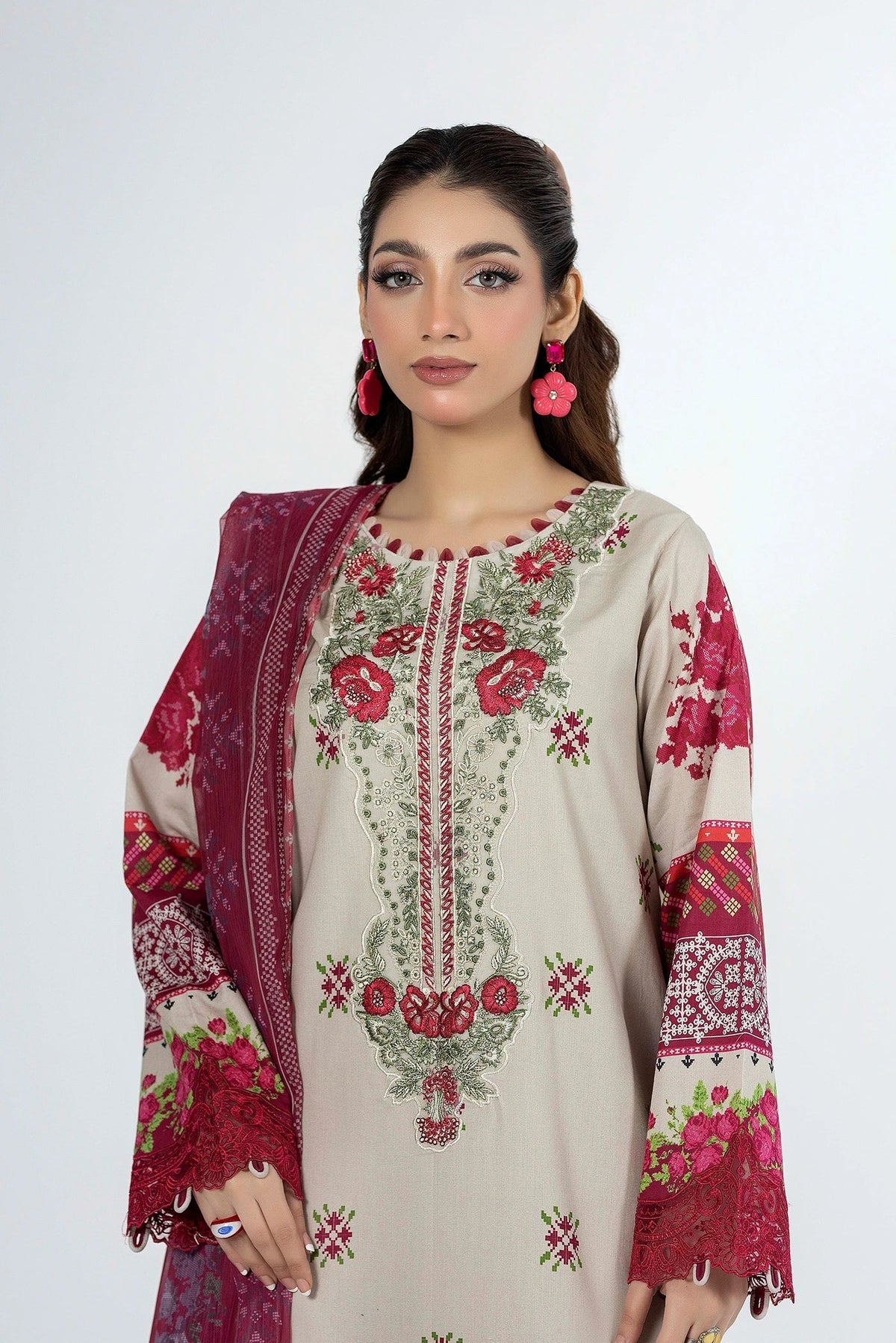 Adans Libas | Ethnic Prints | ETHNIC 1657 by Adans Libas - Designer Dress - Type : Luxury Dress - Available at Libayah - 100% Original