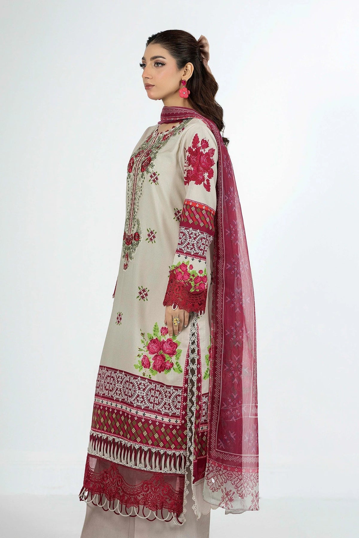 Adans Libas | Ethnic Prints | ETHNIC 1657 by Adans Libas - Designer Dress - Type : Luxury Dress - Available at Libayah - 100% Original