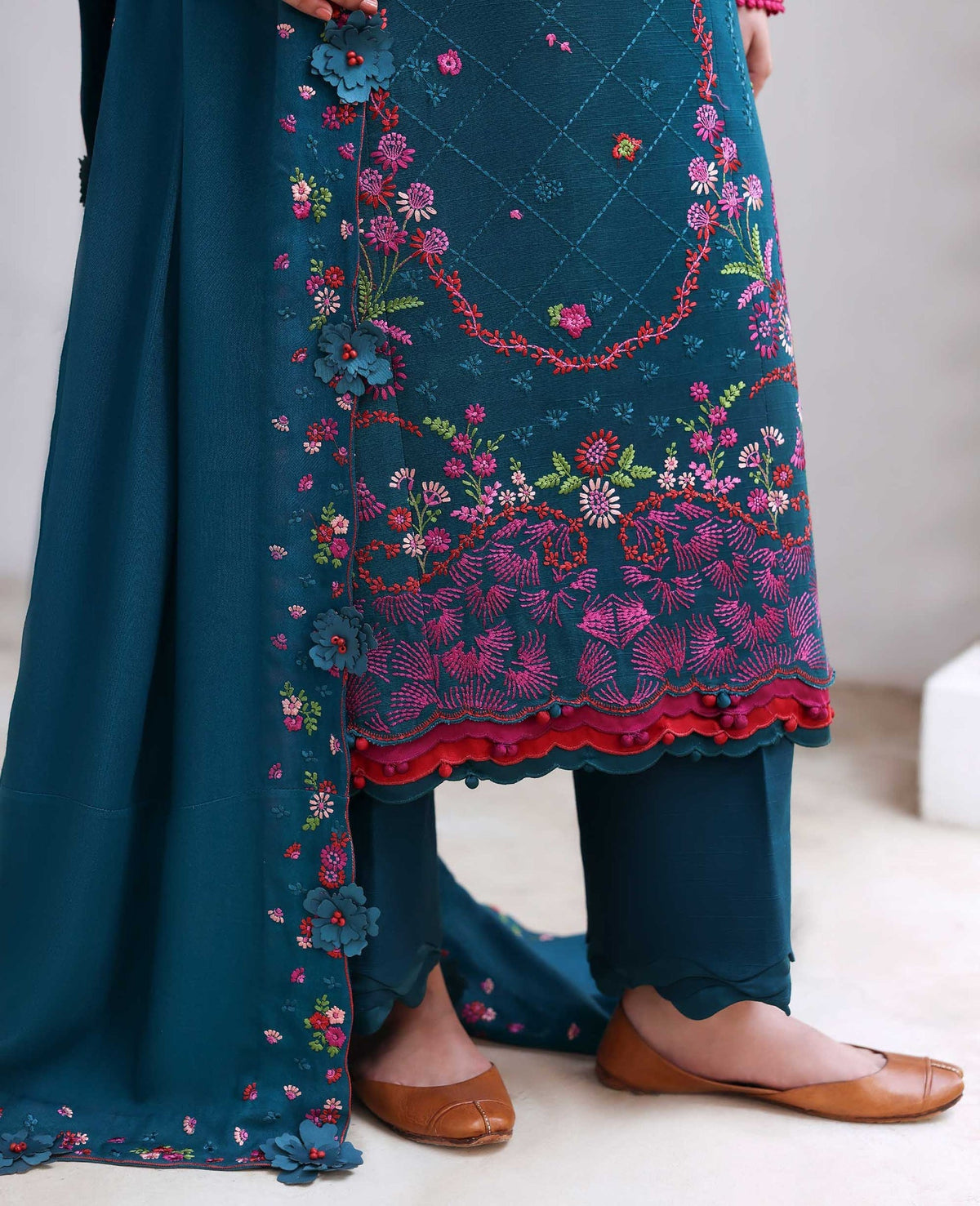 Republic Womenswear | Amaris Luxury Shawl 25 | Evania by Republic Womenswear - Designer Dress  - Type : Ladies Clothes - Available at Libayah - 100% Original 