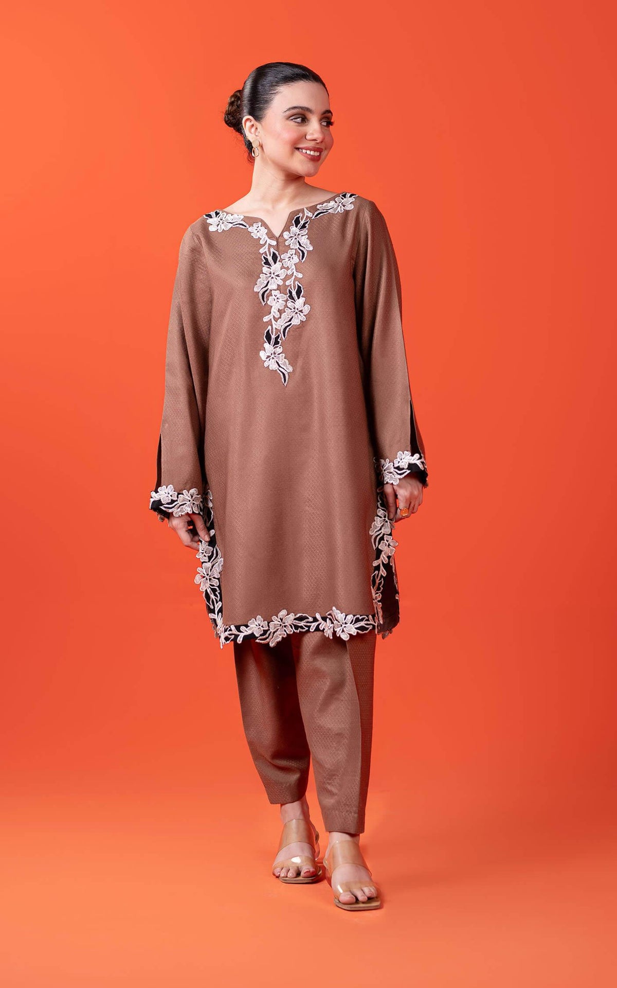 Asifa and Nabeel | Basic Pret 24 | Expresso by Asifa and Nabeel - Designer Dress - Type: Ladies Clothes - Available at Libayah - 100% Original