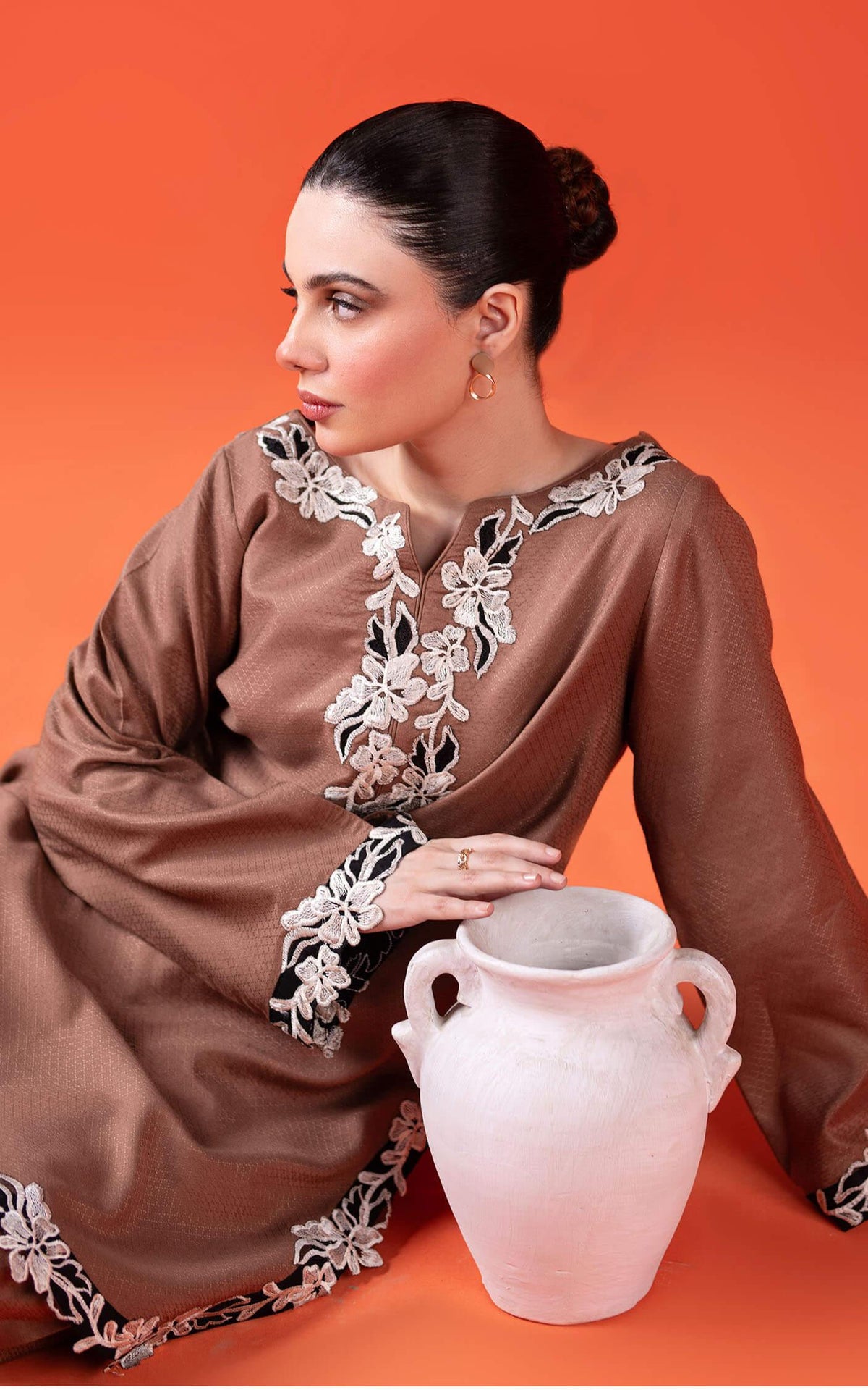 Asifa and Nabeel | Basic Pret 24 | Expresso by Asifa and Nabeel - Designer Dress - Type: Ladies Clothes - Available at Libayah - 100% Original