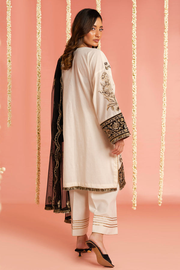 Al Karam | Festive Summer 25 | RTS | SHIRT, TROUSER & DUPATTA 01 by Al Karam - Designer Dress  - Type : Ladies Clothes - Available at Libayah - 100% Original 
