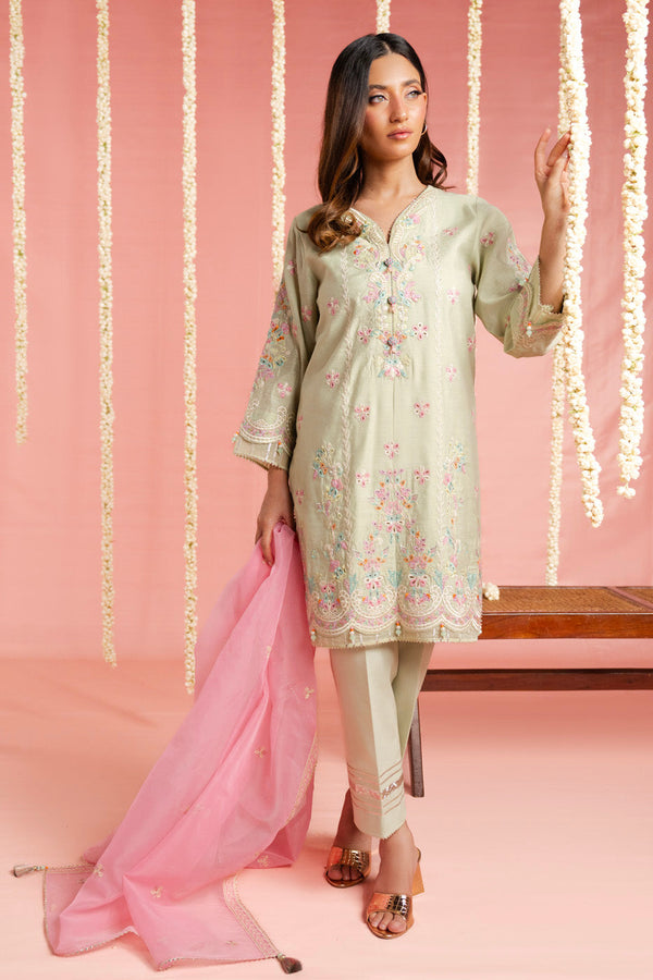 Al Karam | Festive Summer 25 | RTS | SHIRT, TROUSER & DUPATTA 06 by Al Karam - Designer Dress  - Type : Ladies Clothes - Available at Libayah - 100% Original 