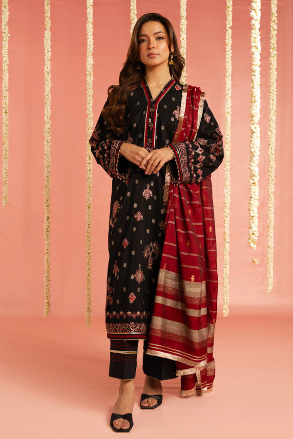 Al Karam | Festive Summer 25 | RTS | SHIRT, TROUSER & DUPATTA 02 by Al Karam - Designer Dress  - Type : Ladies Clothes - Available at Libayah - 100% Original 