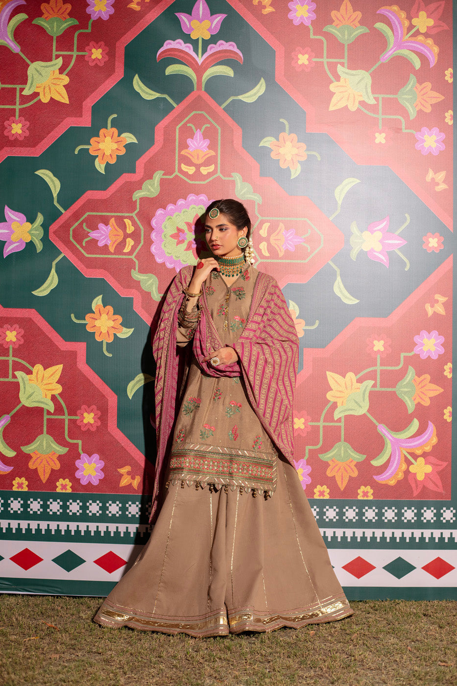 Al Karam | Winter 24 | F3-10C-24 by Alkaram - Designer Dress - Type: Ladies Clothes - Available at Libayah - 100% Original