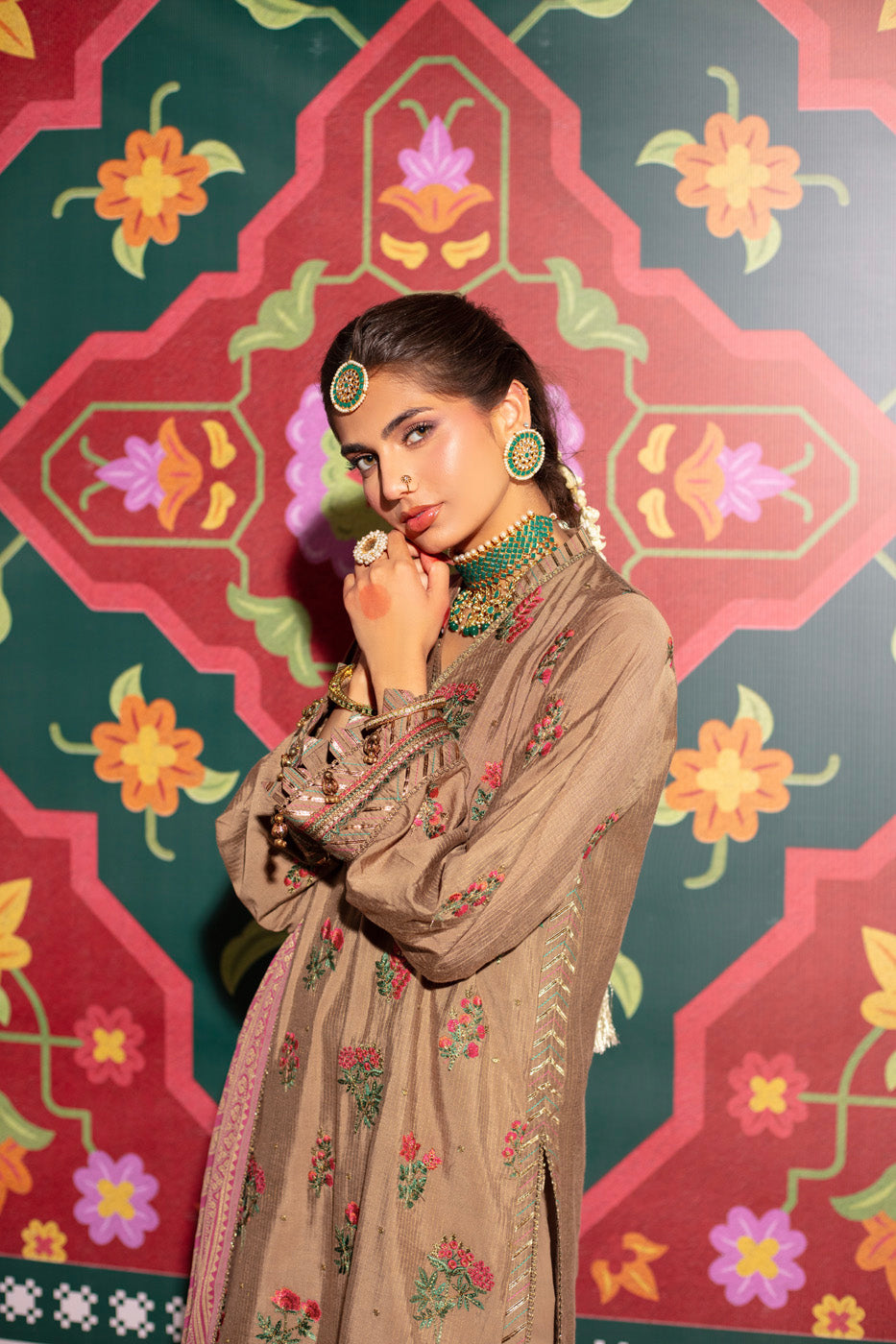 Al Karam | Winter 24 | F3-10C-24 by Alkaram - Designer Dress - Type: Ladies Clothes - Available at Libayah - 100% Original