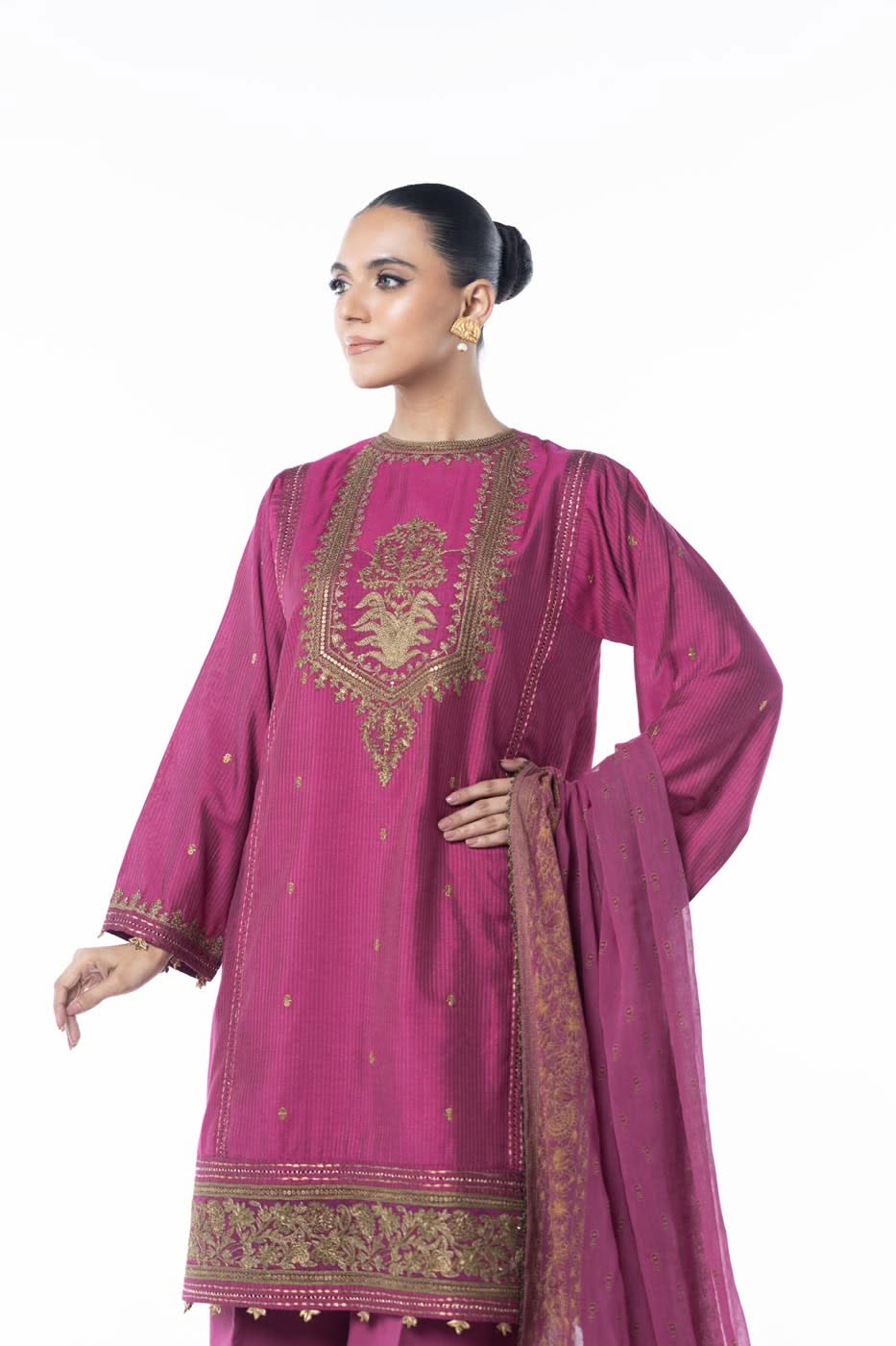 Al Karam | Winter 24 | F3-11C-24 by Alkaram - Designer Dress - Type: Ladies Clothes - Available at Libayah - 100% Original