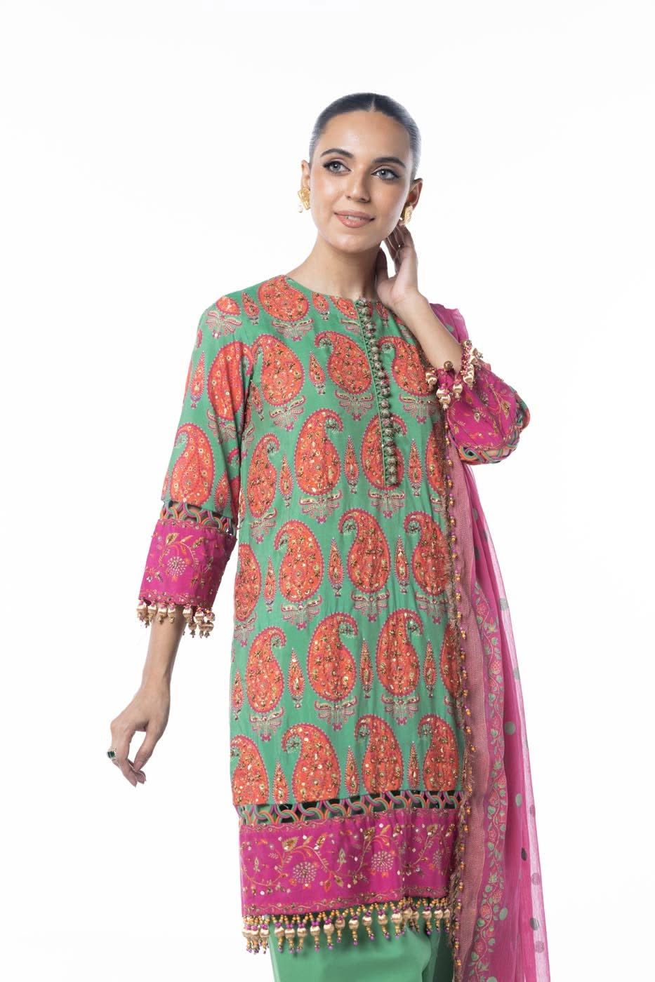 AlKaram | Festive Collection | F3-12D-24 by Alkaram - Designer Dress - Type: Ladies Clothes - Available at Libayah - 100% Original