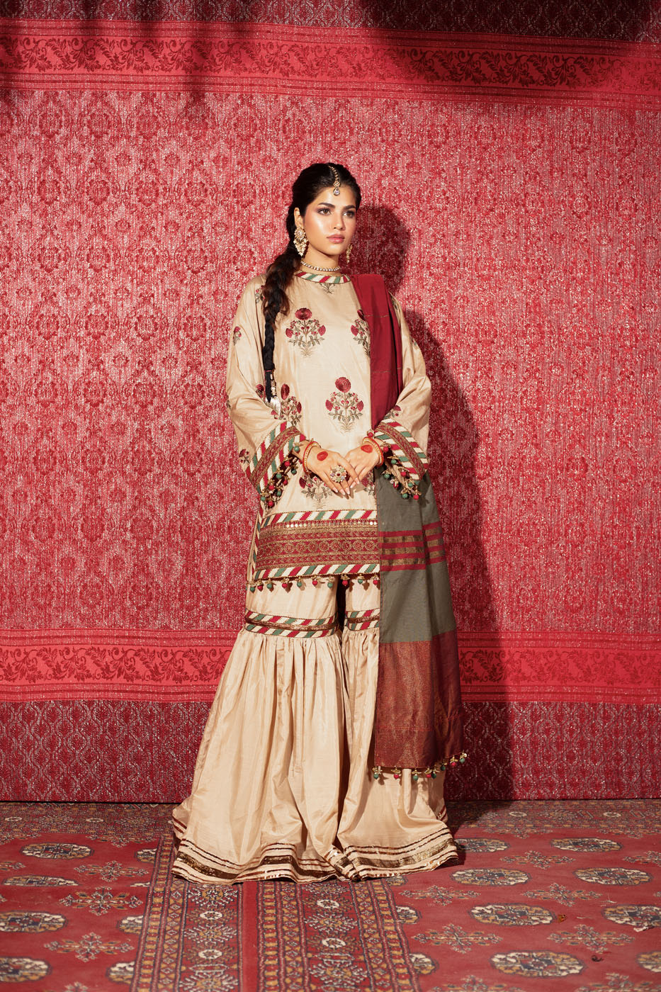 Al Karam | Winter 24 | F3-15E-24 by Alkaram - Designer Dress - Type: Ladies Clothes - Available at Libayah - 100% Original