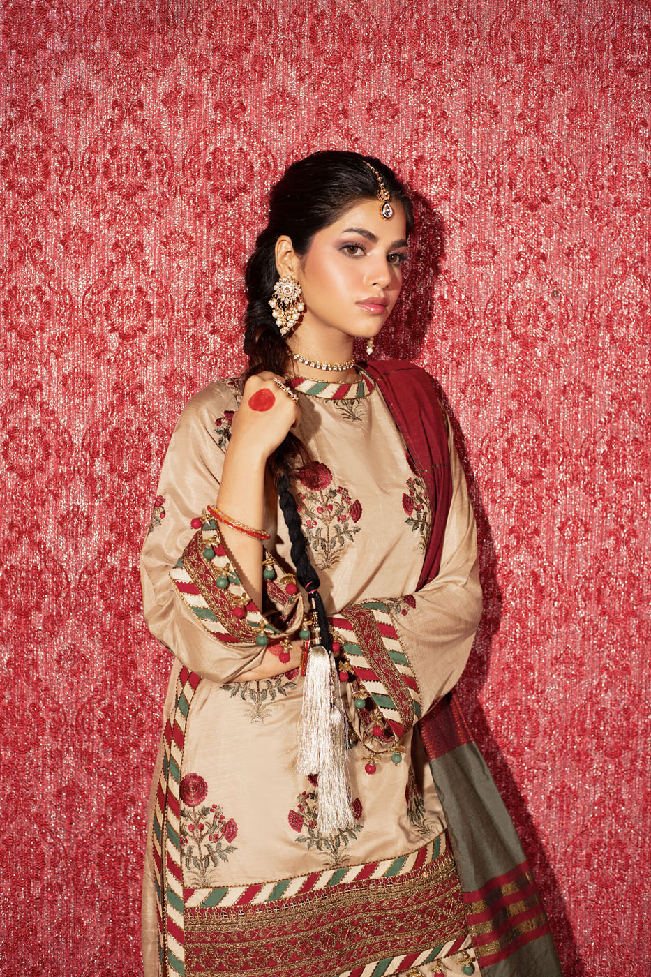 Al Karam | Winter 24 | F3-15E-24 by Alkaram - Designer Dress - Type: Ladies Clothes - Available at Libayah - 100% Original