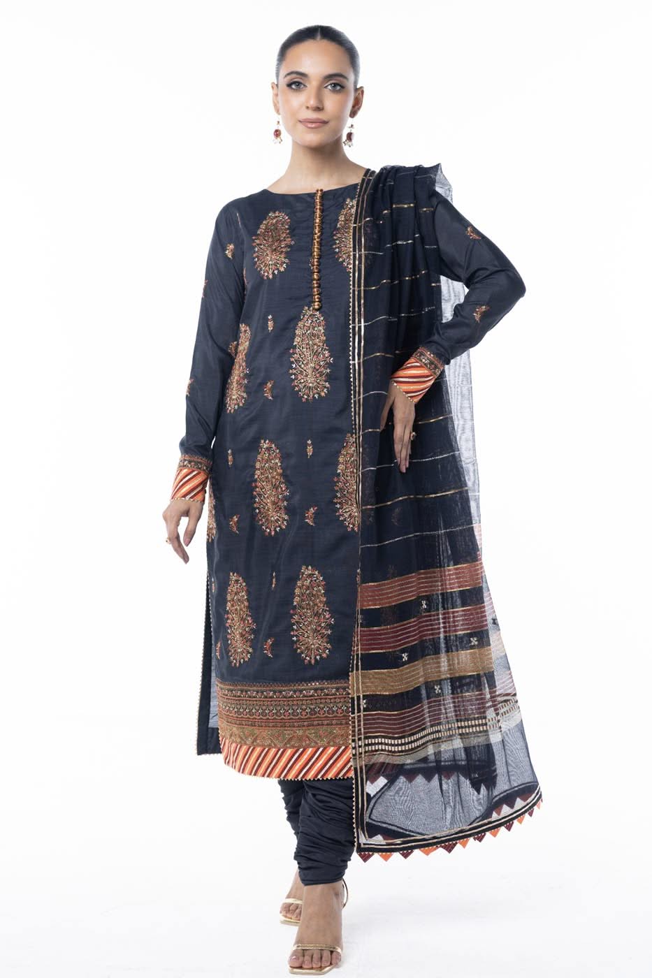 Al Karam | Winter 24 | F3-16E-24 by Alkaram - Designer Dress - Type: Ladies Clothes - Available at Libayah - 100% Original