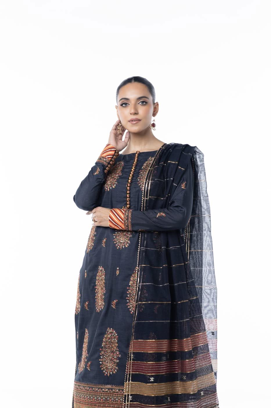 Al Karam | Winter 24 | F3-16E-24 by Alkaram - Designer Dress - Type: Ladies Clothes - Available at Libayah - 100% Original