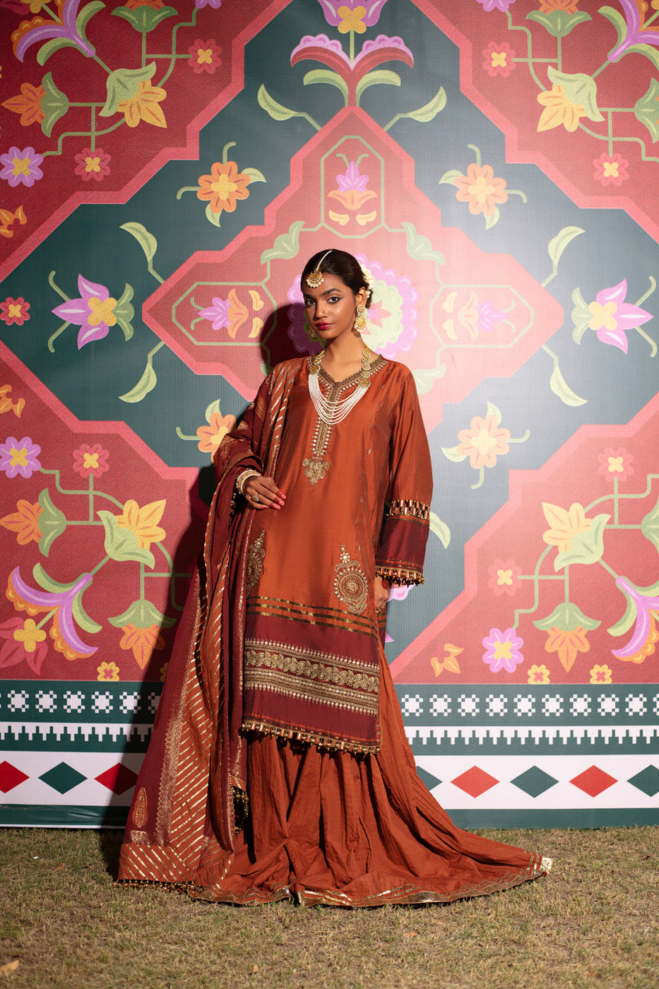 AlKaram | Festive Collection | F3-1A-24 by Alkaram - Designer Dress - Type: Ladies Clothes - Available at Libayah - 100% Original